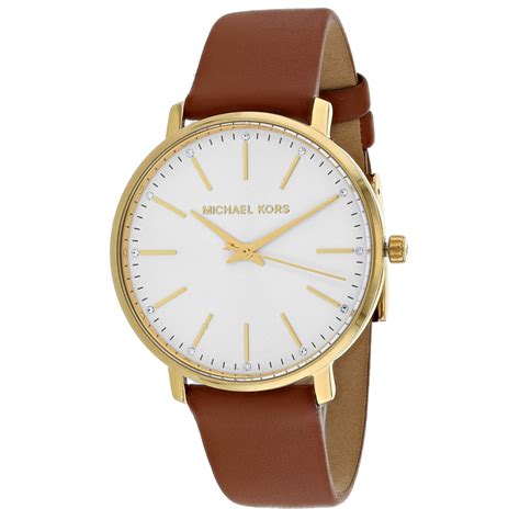 michael kors women's leather watches